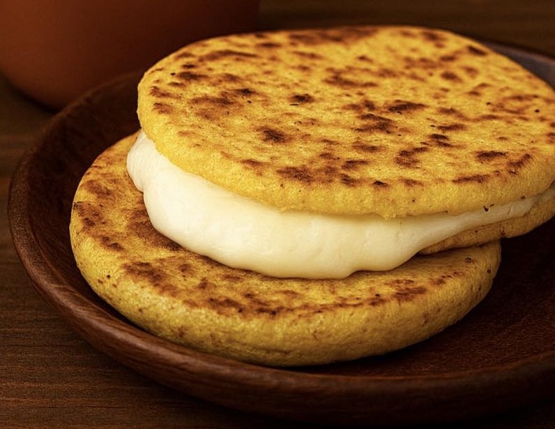 Arepa con queso