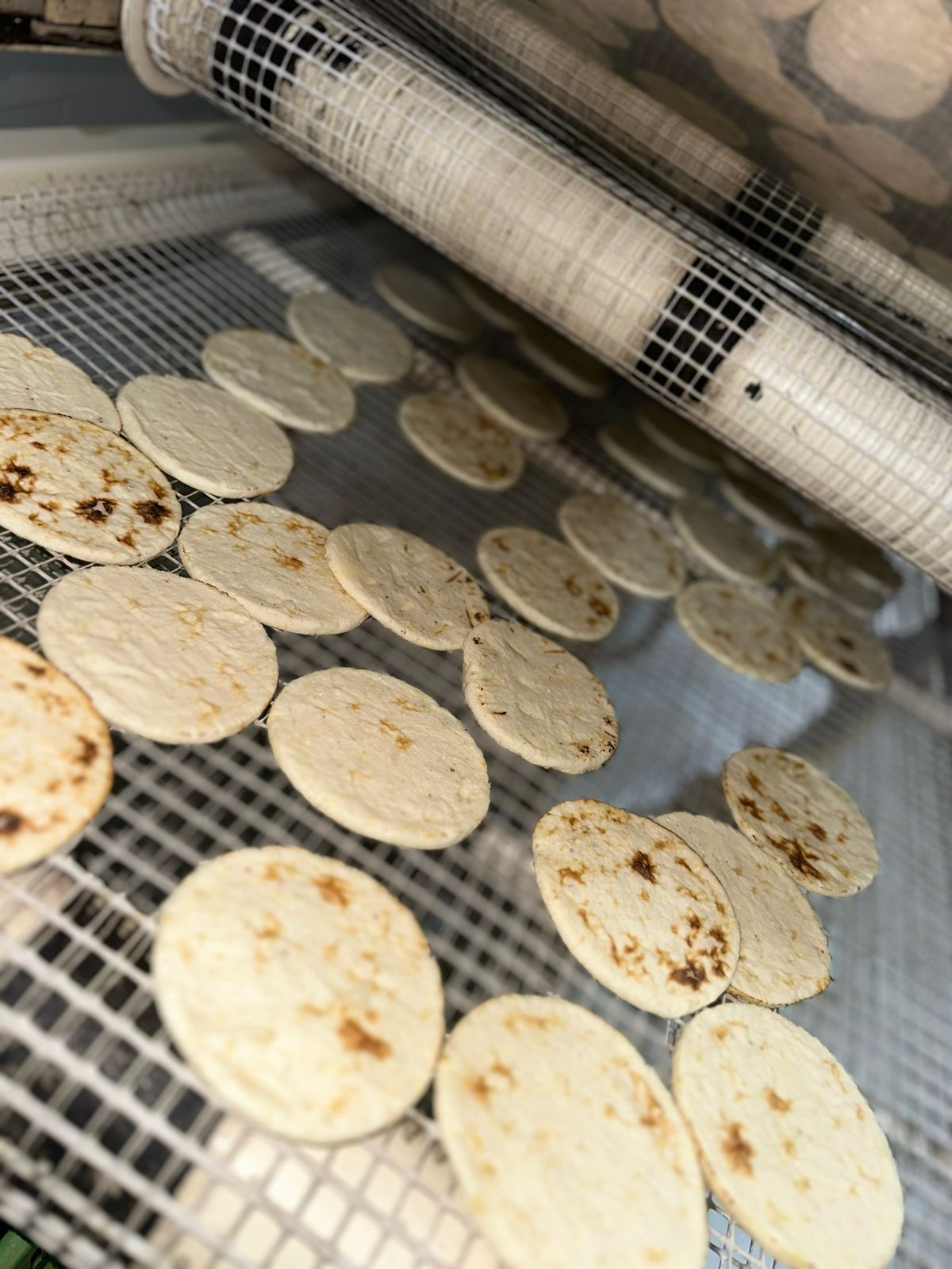 Producción de arepas